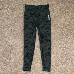 Gymshark forest green Camo Leggings
